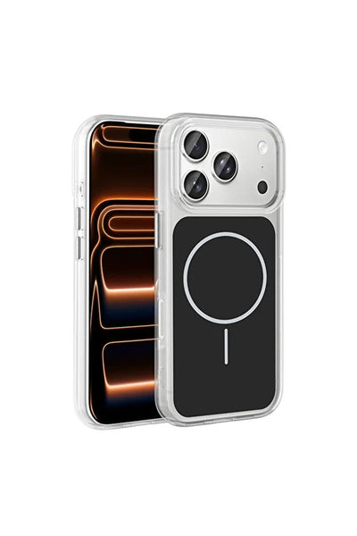 iPhone 17 Pro Max Magnetic Charging Case with Iconic Metal Buttons
