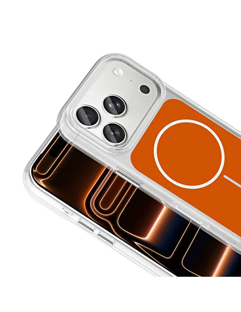 iPhone 17 Pro Max Magnetic Charging Case with Iconic Metal Buttons